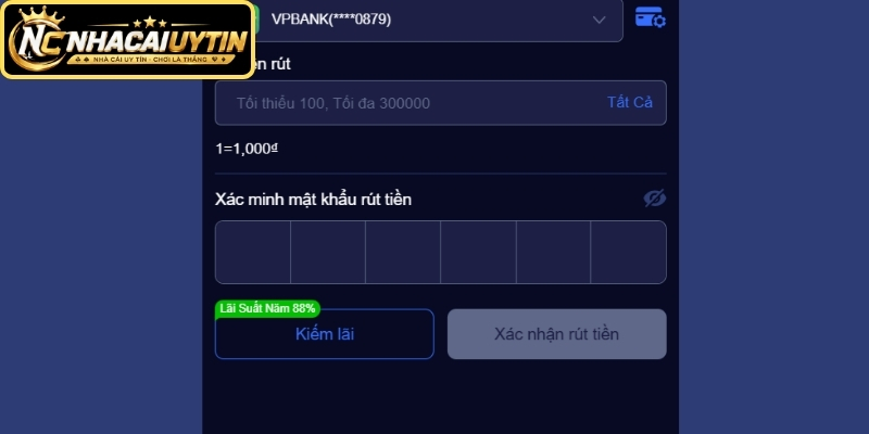 Hạn mức, thời gian và trạng thái giao dịch