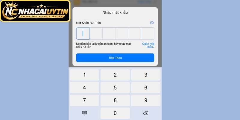 Xác thực bảo mật và theo dõi trạng thái rút